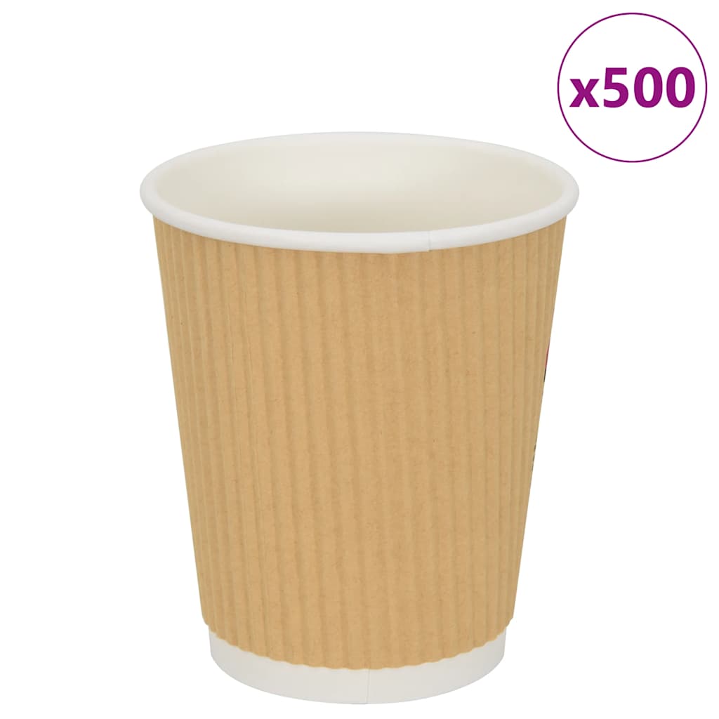 Paper Coffee Cups 1000 Pcs 4Oz 100Ml Brown
