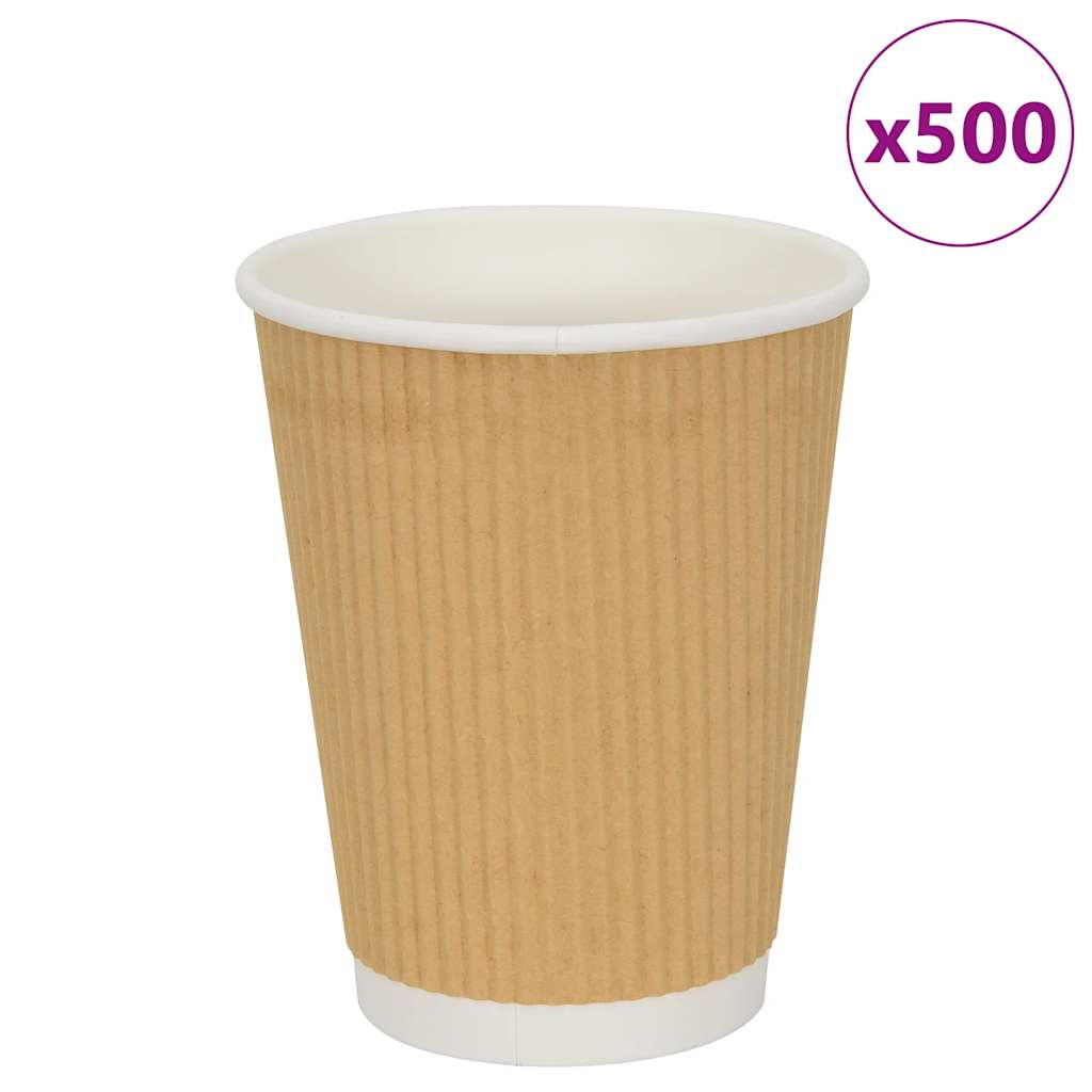 Paper Coffee Cups 1000 Pcs 4Oz 100Ml Brown