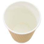 Paper Coffee Cups 500 pcs 12oz 300ml Brown