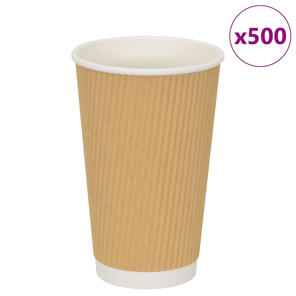 Paper Coffee Cups 1000 Pcs 4Oz 100Ml Brown