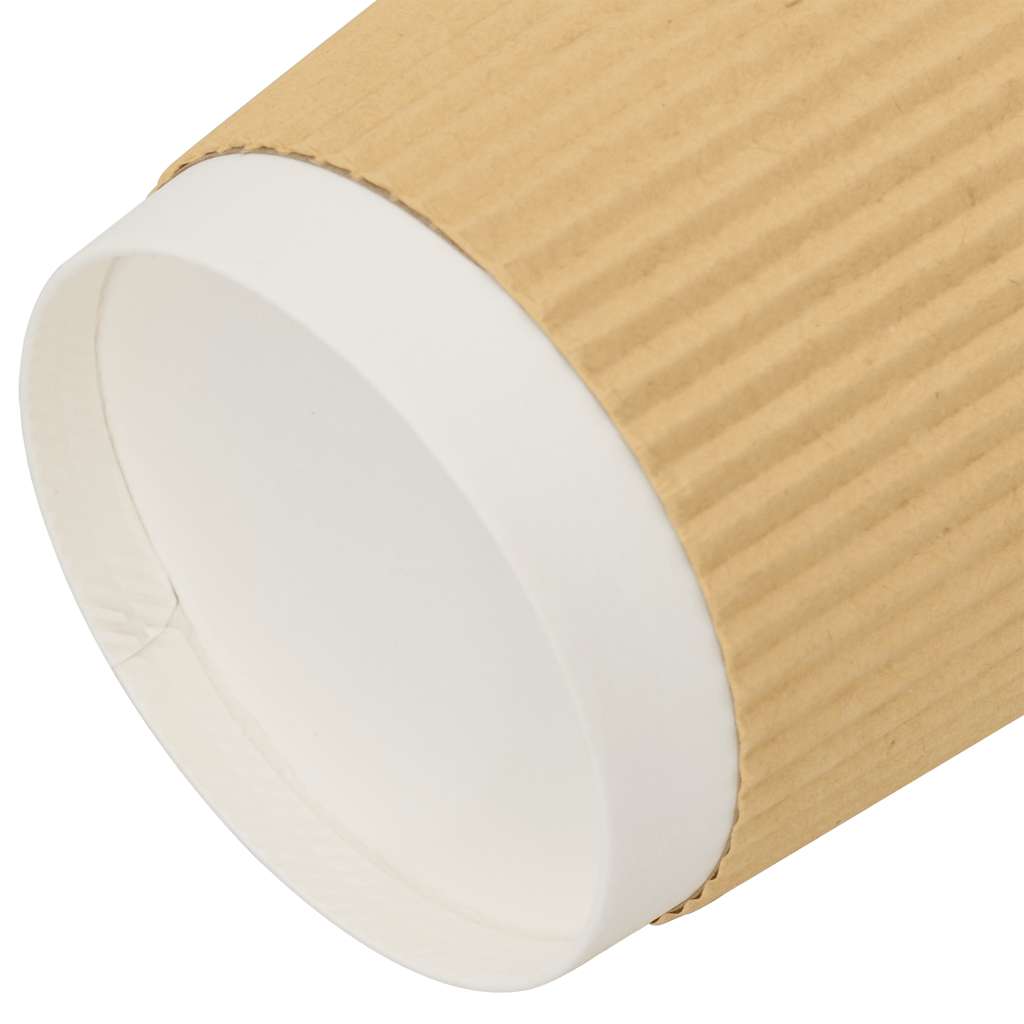 Paper Coffee Cups 500 pcs 16oz 400ml Brown