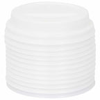Paper Coffee Cup Lids Ø80 mm 8oz 1000 pcs White Plastic