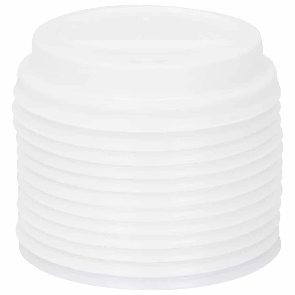 Paper Coffee Cup Lids Ø80 mm 8oz 1000 pcs White Plastic