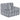Cushion Grey 70 x 70 x 54 cm Polyester