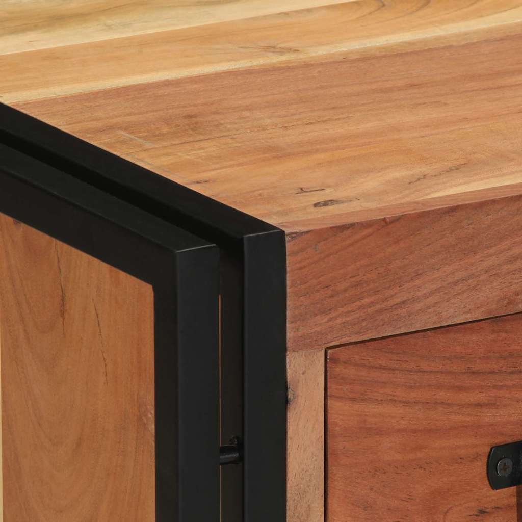 Bedside Cabinet Brown 40 x 40 x 59 cm Solid Acacia Wood