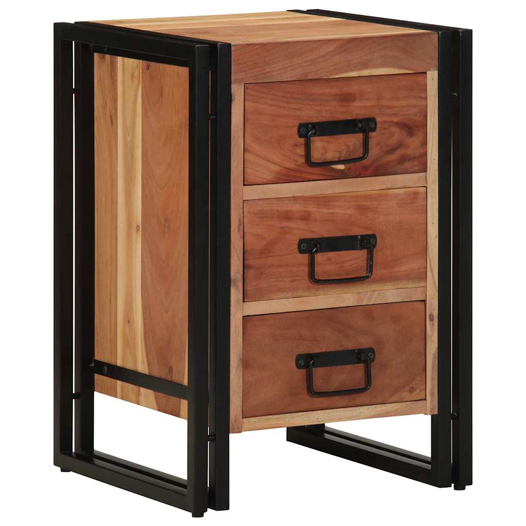 Bedside Cabinet Brown 40 x 40 x 59 cm Solid Acacia Wood
