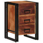 Bedside Cabinet Brown 40 x 40 x 59 cm Solid Acacia Wood