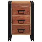 Bedside Cabinet Brown 40 x 40 x 59 cm Solid Acacia Wood