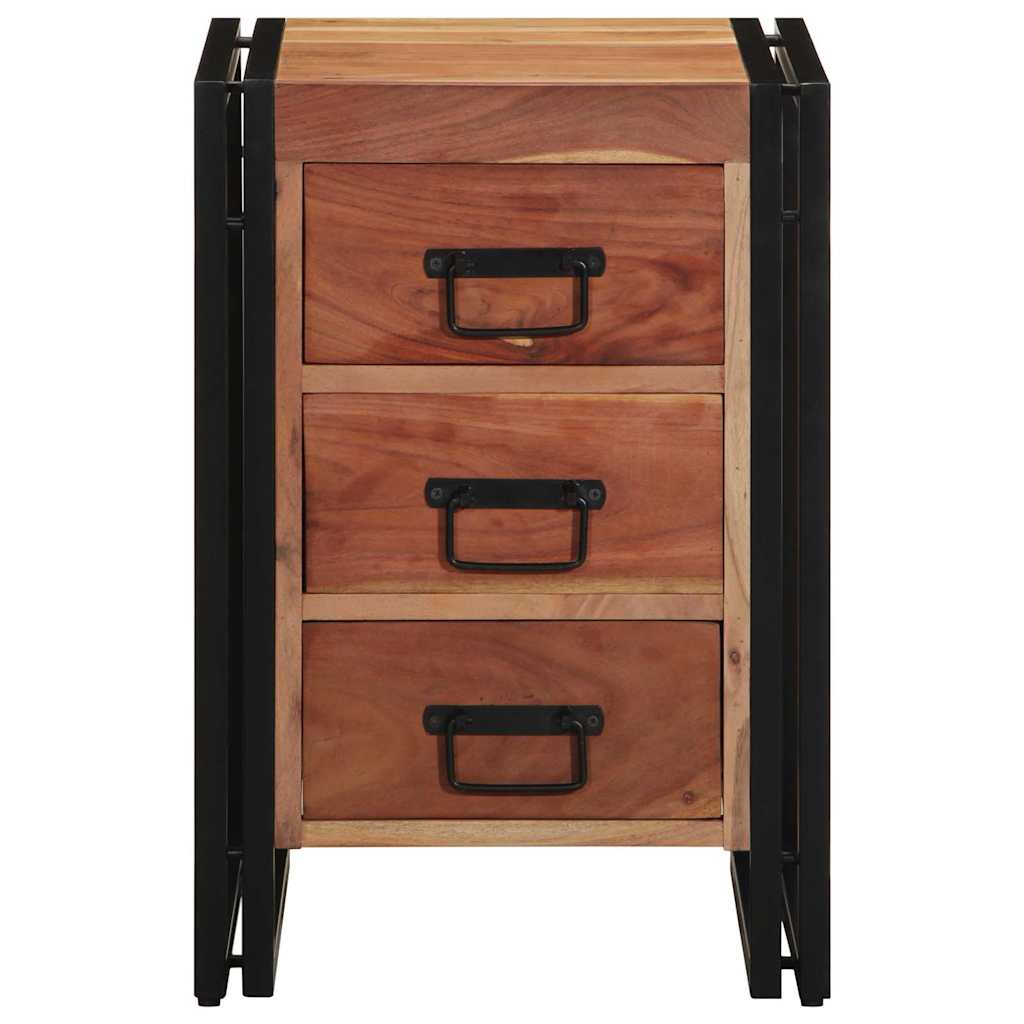 Bedside Cabinet Brown 40 x 40 x 59 cm Solid Acacia Wood