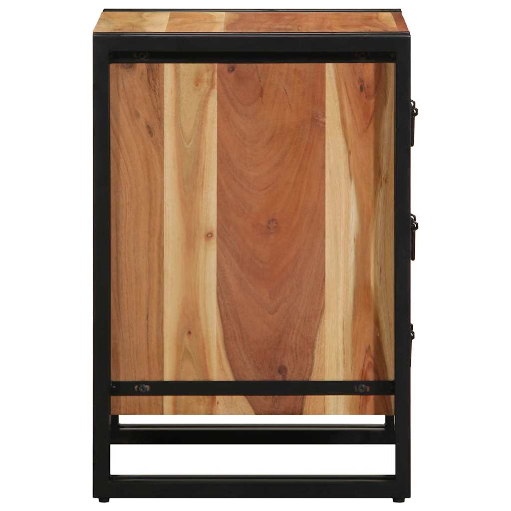 Bedside Cabinet Brown 40 x 40 x 59 cm Solid Acacia Wood