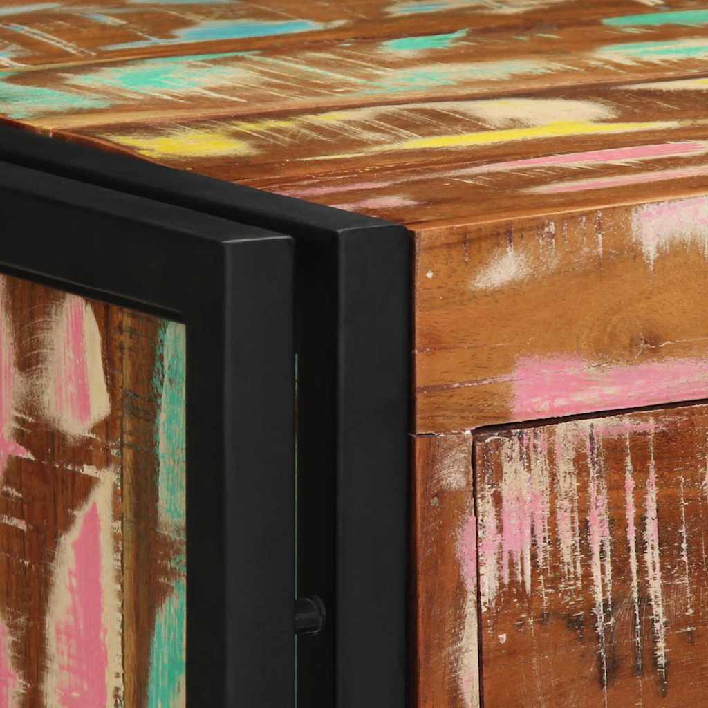 Bedside Cabinet Multicolour 40 x 40 x 59 cm Solid Reclaim Wood