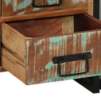 Bedside Cabinet Multicolour 40 x 40 x 59 cm Solid Reclaim Wood
