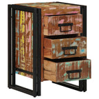 Bedside Cabinet Multicolour 40 x 40 x 59 cm Solid Reclaim Wood
