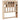 Bookcase Bed Without Mattress Single Solid Wood Pine
