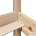 Bookcase Bed without Mattress 160x200 cm Solid Wood Pine