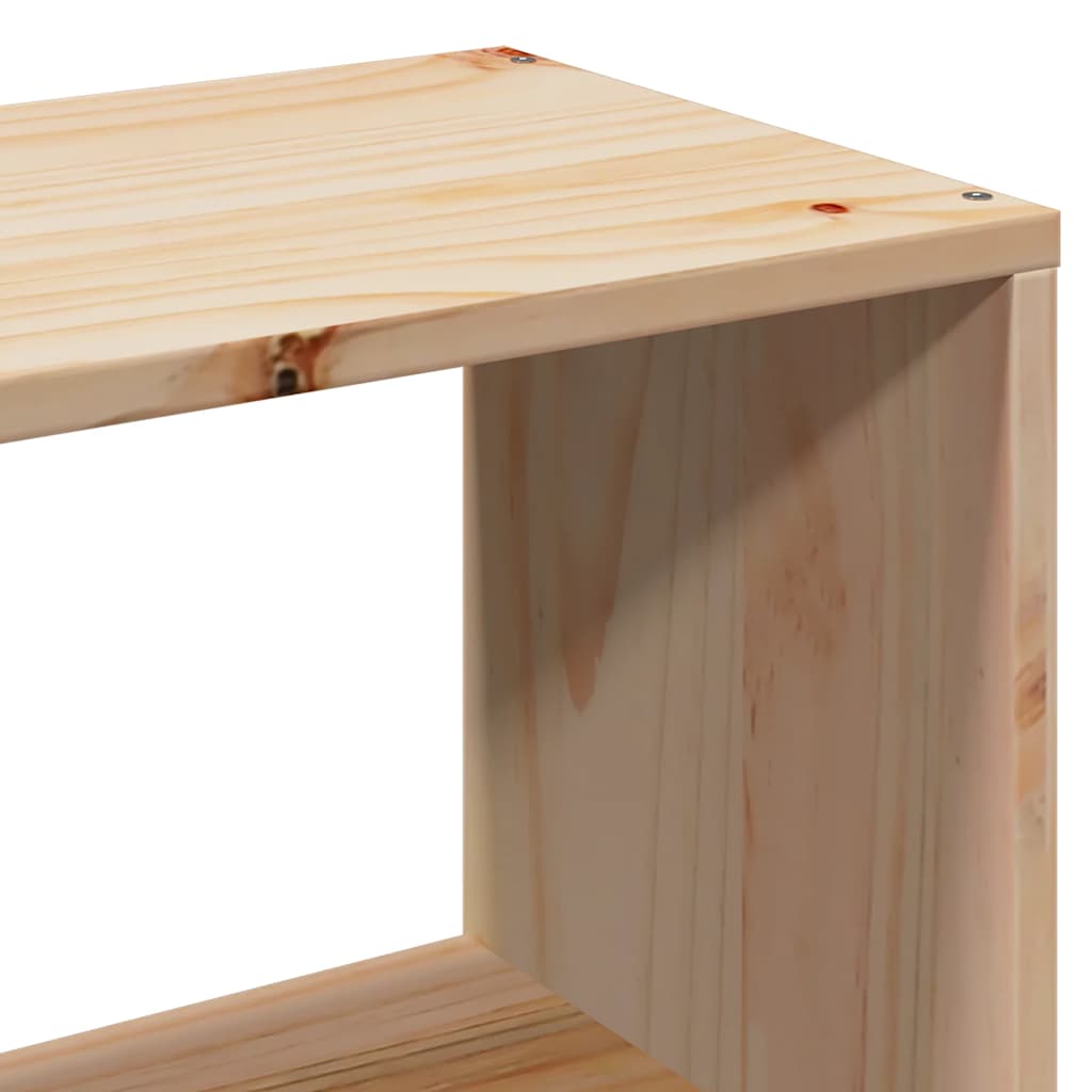 Bookcase Bed without Mattress 90x190 cm Single Solid Wood