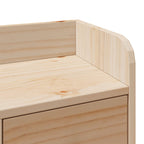 Bookcase Bed without Mattress 140x200 cm Solid Wood Pine