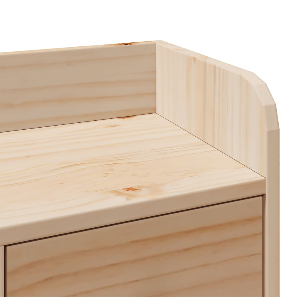 Bookcase Bed without Mattress 140x200 cm Solid Wood Pine