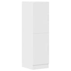 2 Piece Kitchen Cabinet Set White Engineered Wood