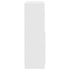 2 Piece Kitchen Cabinet Set White Engineered Wood