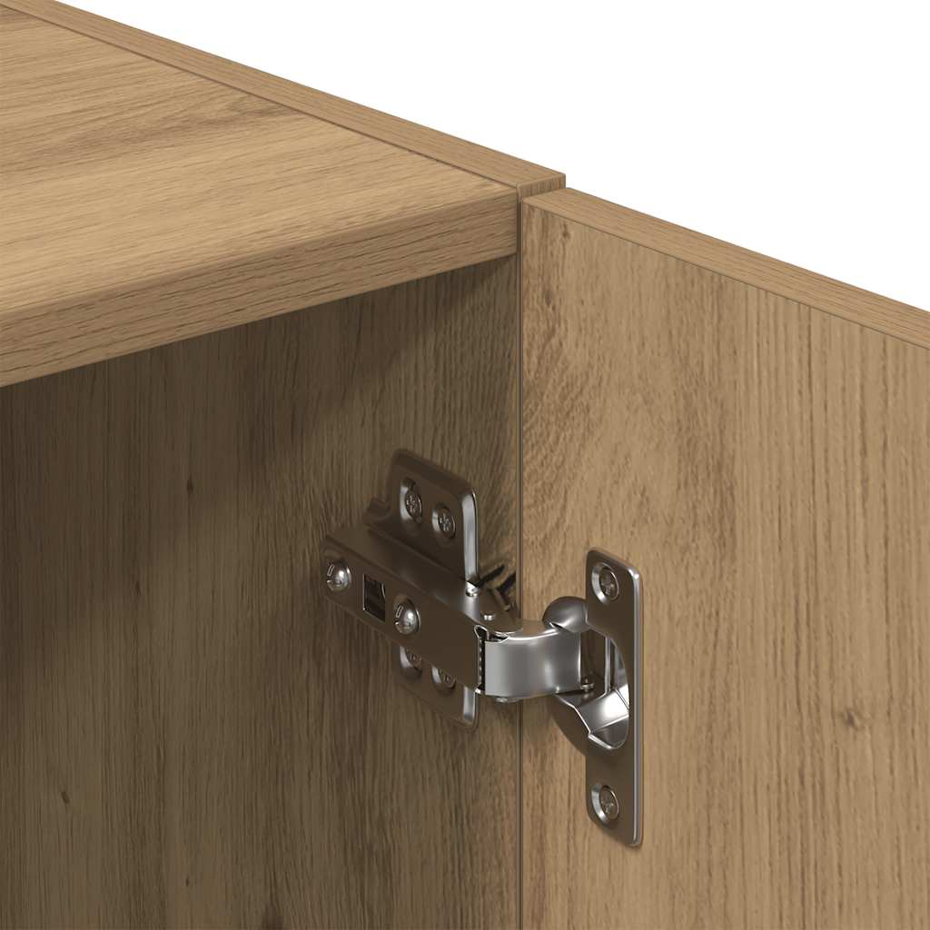 3 Piece Kitchen Cabinet Set Artisian Oak Engineered Wood