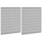Tool Wall Panel 2 pcs Grey 100 x 1 x 60 cm