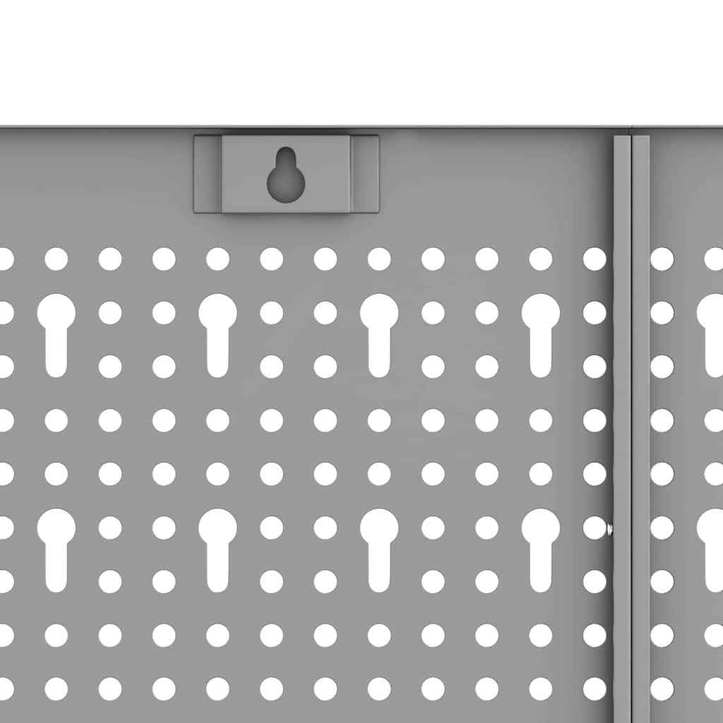 Tool Wall Panel 3 pcs Grey 150 x 1 x 80 cm