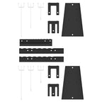 Tool Wall Panel 3 pcs Grey 150 x 1 x 80 cm