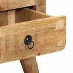 Bedside Cabinet 40x32x46 cm Solid Wood Rough Mango
