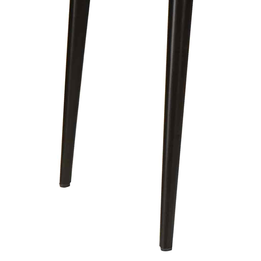 Dining Tables Brown and Black 110 x 55 x 78 cm Solid Mango Wood