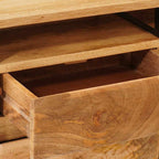 Storage Cabinets Brown 110 x 30 x 40 cm Solid Mango Wood