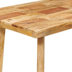 Dinning Table Natural 100 x 55 x 75 cm Solid Mango Wood