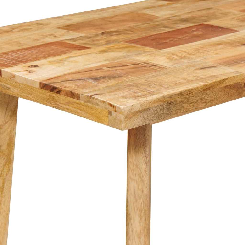 Dinning Table Natural 100 x 55 x 75 cm Solid Mango Wood