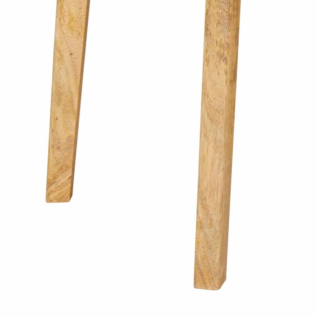 Dinning Table Natural 100 x 55 x 75 cm Solid Mango Wood