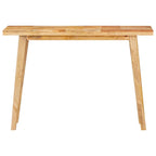 Dinning Table Natural 100 x 35 x 75 cm Solid Mango Wood
