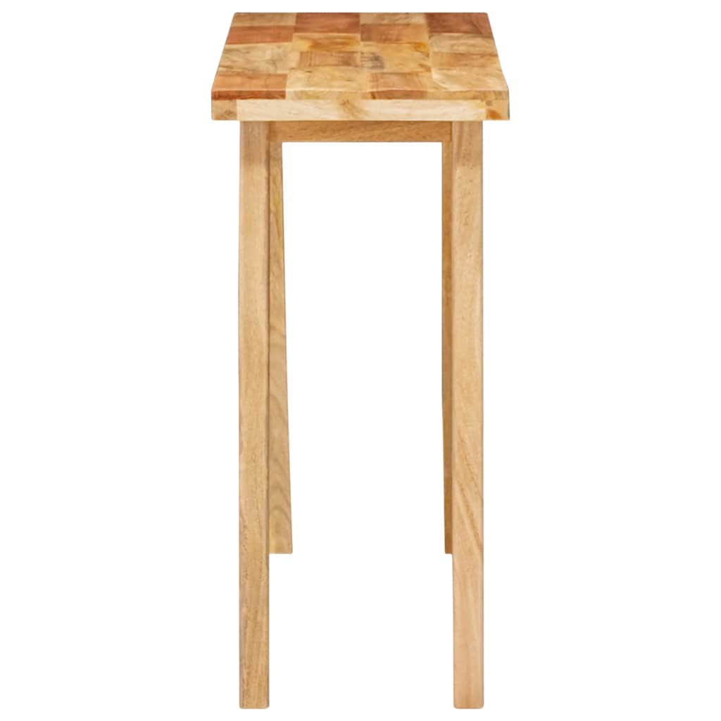 Dinning Table Natural 100 x 35 x 75 cm Solid Mango Wood