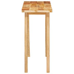Dinning Table Natural 100 x 35 x 75 cm Solid Mango Wood