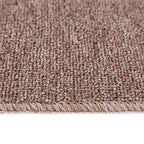 Anti-slip Stair Mats 15 pcs Light brown 60 x 25 cm PP