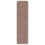 Anti-slip Stair Mats 15 pcs Light brown 75 x 20 cm PP