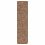 Anti-slip Stair Mats Latex backing 15 pcs Yellow 75 x 20 cm PP