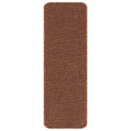 Anti-slip Stair Mats Latex backing 15 pcs Yellow 60 x 25 cm PP