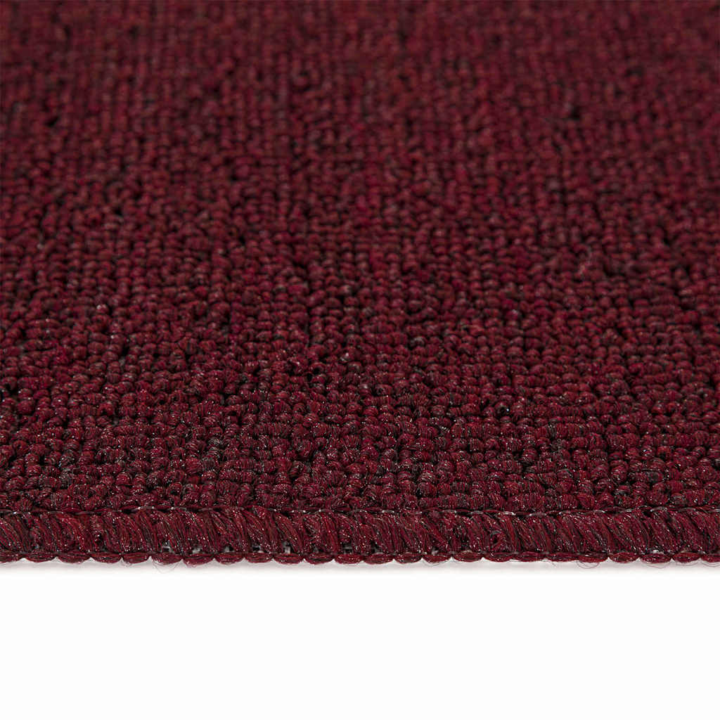 Anti-slip Stair Mats 15 pcs Bordeaux 60 x 25 cm PP