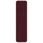 Anti-slip Stair Mats 15 pcs Bordeaux 75 x 20 cm PP