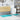 Bath Mat 2 pcs Turquoise 50 x 50 cm Polypropylene