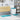 Bath Mat 3 pcs Turquoise 50 x 50 cm Polypropylene