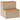 Hot Tub Step Beige 50x50x50.5 cm Poly Rattan and Solid Acacia