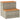 Hot Tub Step Light Grey 50x50x50.5 cm Poly Rattan and Solid Acacia