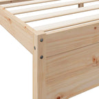 Bookcase Bed without Mattress 160x200 cm Solid Wood Pine