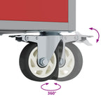 Work Cabinet with Drawer 3 pcs Black and Grey 150 x 55 x 85 cm