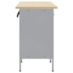 Work Cabinet with Drawer with Lock 3 pcs Black 150 x 55 x 85 cm
